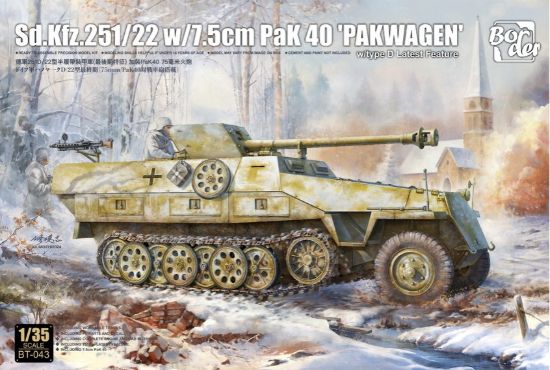 Picture of 1/35 Sd.Kfz.251/22  75MM PaK 40 Type D Late - Border Model BT-043 
