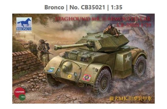 Picture of 1/35 Staghound Mk.III Armored Car – Bronco Model CB35021