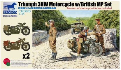 Picture of Triumph 3HW Motorcycle w/British MP Set