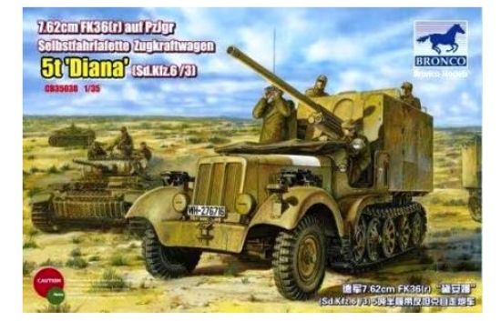 Picture of 1/35 Sd.Kfz.6/3 (5t) 'Diana' – Bronco Model CB35038