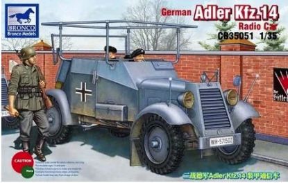 Picture of 1/35 German Adler Kfz.14 Radio Car – Bronco Model CB35051