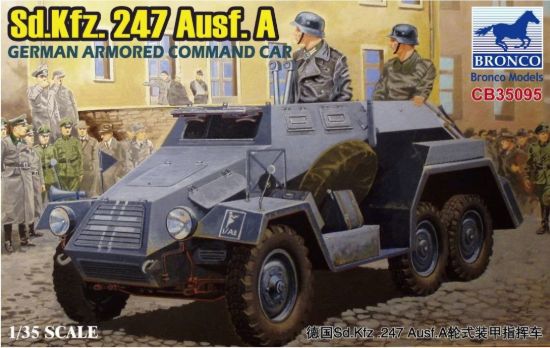 Picture of 1/35 Sd.Kfz.247 Ausf.A Armored Command Car – Bronco Model CB35095