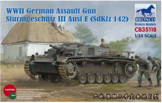 Picture of 1/35 StuG III Ausf.E (Sd.Kfz.142) – Bronco Model CB35118