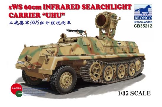 Picture of 1/35 sWS Infrared Searchlight Carrier ‘UHU’ – Bronco Model CB35212