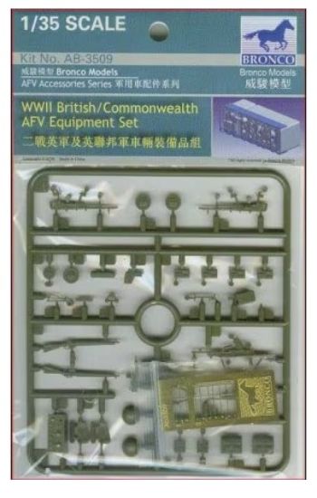 Picture of 1/35 WWII British & Commonwealth AFV Equipment Set – Bronco Model AB3509