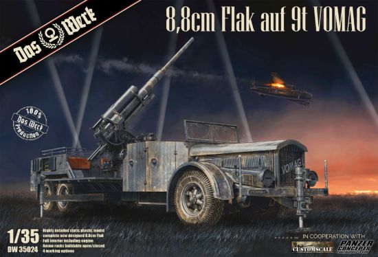 Picture of 1/35 8.8cm Flak on 9t VOMAG – DAS WERK DW35024