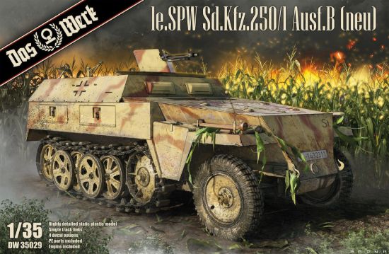 Picture of 1/35 Sd.Kfz.250/1 Ausf.B Neu Light Armored Halftrack – DAS WERK DW35029