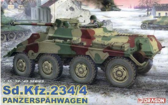 Picture of 1/35 Sd.Kfz.234/4 Panzerspähwagen (39–45 Series) – Dragon 6221