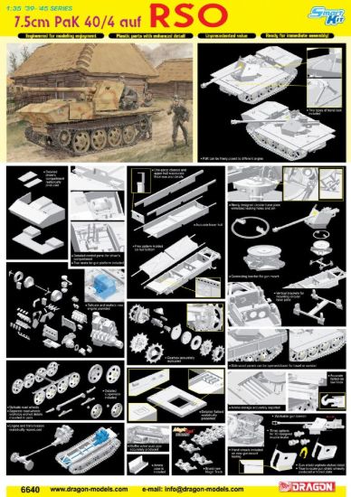 Picture of 7.5cm PaK 40/4 auf RSO (SMART KIT)