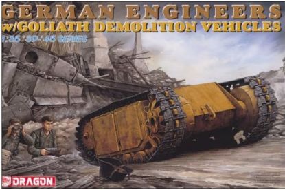 Picture of 1/35 German Engineers with Goliath Demolition Vehicle – Dragon 6103