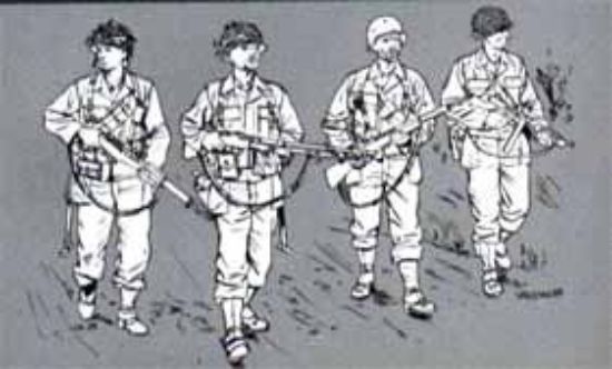 Picture of U.S. INFANTRY, 2nd ARMORED DIVISION (NORMANDY 1944)