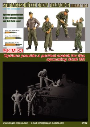 Picture of 1/35 Sturmgeschütz Crew Reloading Russia 1941 – Dragon 6192