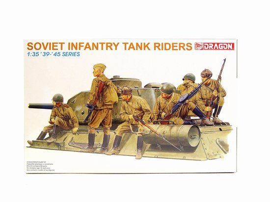 Picture of 1/35 Soviet Infantry Tank Riders – Dragon 6197
