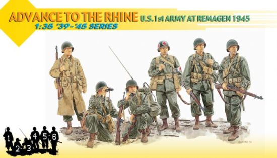 Picture of 1/35 Advance to the Rhine U.S. 1st Army Remagen 1945 – Dragon 6271