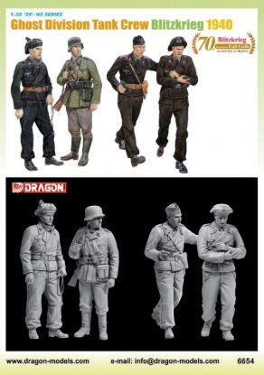 Picture of 1/35 Ghost Division Tank Crew Blitzkrieg 1940 – Dragon 6654