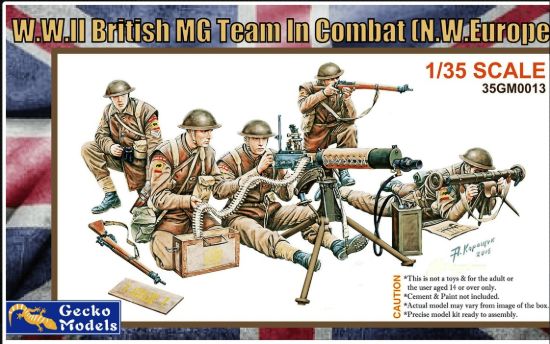 Picture of 1/35 WWII British MG Team in Combat – Gecko 35GM0013