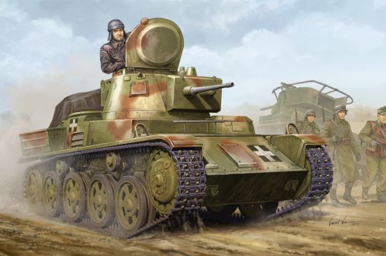 Picture of 1/35 Hungarian Light Tank 38M Toldi II (B40) – HobbyBoss 82478