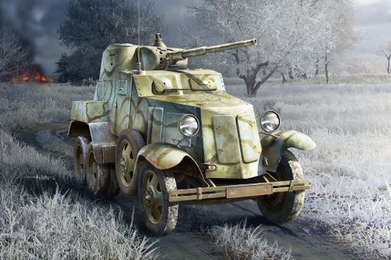 Picture of 1/35 Soviet BA‑10 Armored Car – HobbyBoss 83840