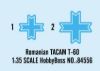 Picture of 1/35 Romanian TACAM T‑60 Tank Destroyer – HobbyBoss 84556
