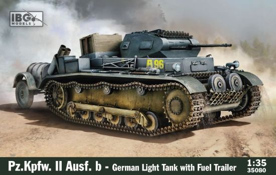 Picture of Pz.Kpfw. II Ausf. b - Germany Light Tank with fuel trailer   - 