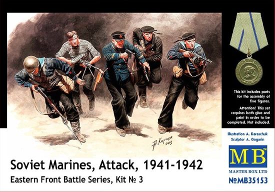 Picture of Soviet Marines, Attack, 1941-1942. Eastern Front Battle Series, Kit No.3 