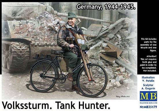Picture of Volkssturm. Tank Hunter. Germany, 1944-1945  