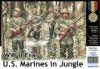 Picture of U.S. Marines in Jungle, WW II era 