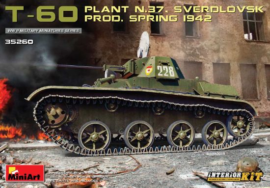 Picture of T-60 (Plant №.37) Prod.Spring 1942. Interior Kit