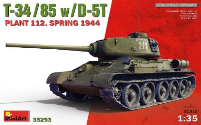 Picture of 1/35 T-34-85 w/D-5T. Plant 112. Spring 1944 - MiniArt 35293