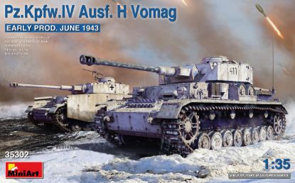 Picture of 1/35 Pz.Kpfw.IV Ausf. H Vomag. Early Prod. (June 1943) - MiniArt 35302