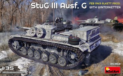 Picture of StuG III Ausf. G  Feb 1943 Alkett Prod. with Winterketten