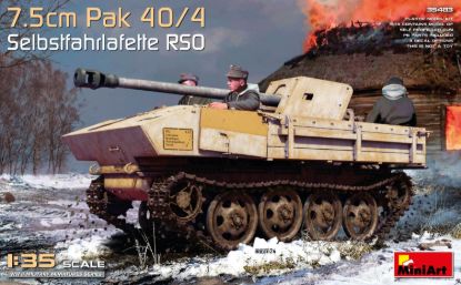 Picture of 1/35 7.5cm Pak 40/4 auf gep. Selbstfahrlafette RSO - MiniArt 35483