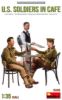 Picture of U.S. Soldiers in Cafe