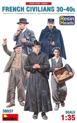 Picture of French Civilians '30-'40s. Resin Heads