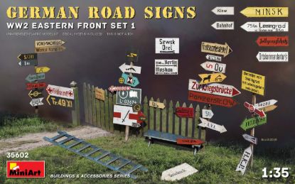 Picture of 1/35 German Road Signs WW2 (Eastern Front Set 1) - MiniArt 35602