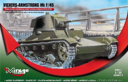 Picture of 1/35 Vickers-Armstrong Va  Mk F/45  Light Tank [Late Single Turret Version With A 45 Psv.K/38 Tank-Gun] - Mirage 355011