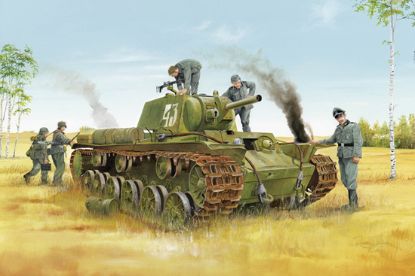 Picture of 1/35 Soviet KV-8 Heavy Tank - Trumpeter 01565