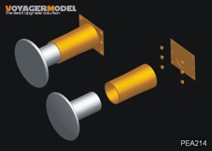 Picture of 1/35 WWII Germany Railway Cars Functional Buffers and Tow Hooks (For All)