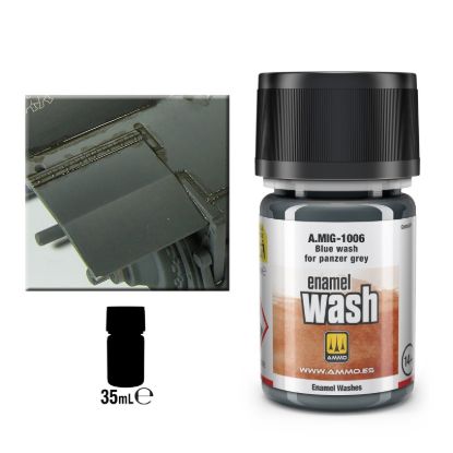 Picture of Blue WASH for Panzer Grey