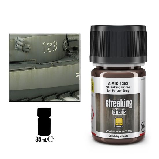 Picture of Streaking Grime for Panzer Grey – AMMO A.MIG-1202