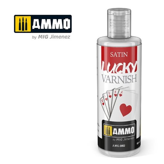 Picture of Lucky Varnish Satin (60mL) – AMMO A.MIG-2052