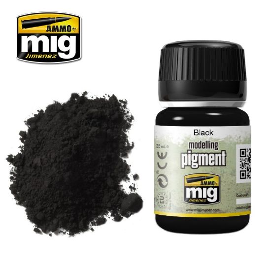 Picture of Pigment Black – AMMO A.MIG-3001