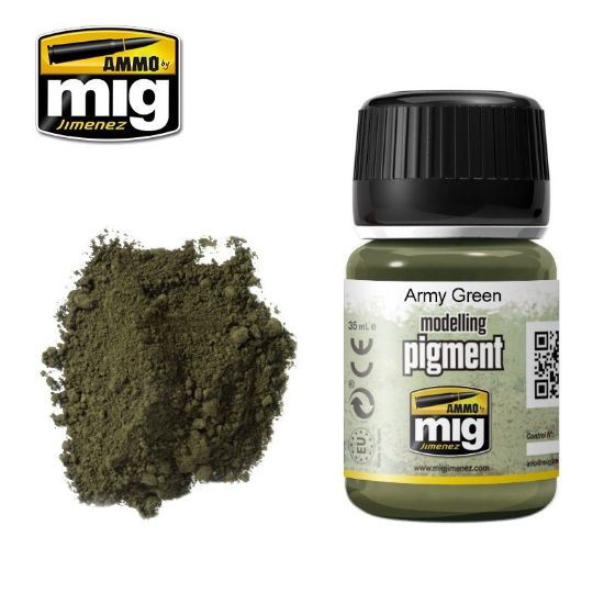 Picture of Pigment Army Green – AMMO A.MIG-3019