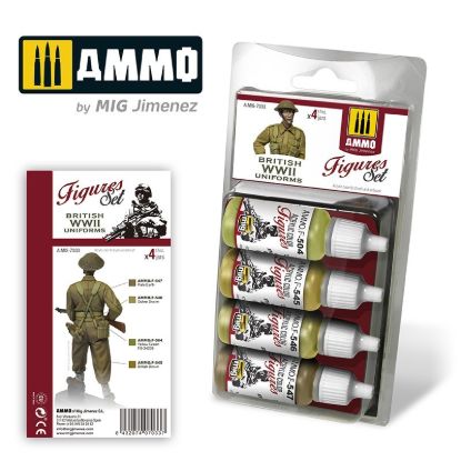 Picture of British WWII Uniforms Figures Set