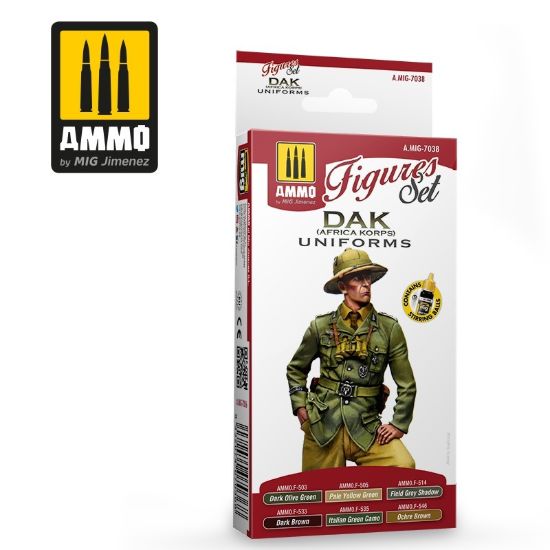 Picture of DAK Uniforms (Africa Korps) Figures Set – AMMO A.MIG-7038