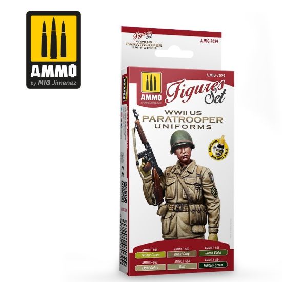 Picture of WWII US Paratroopers Figures Set – AMMO A.MIG-7039