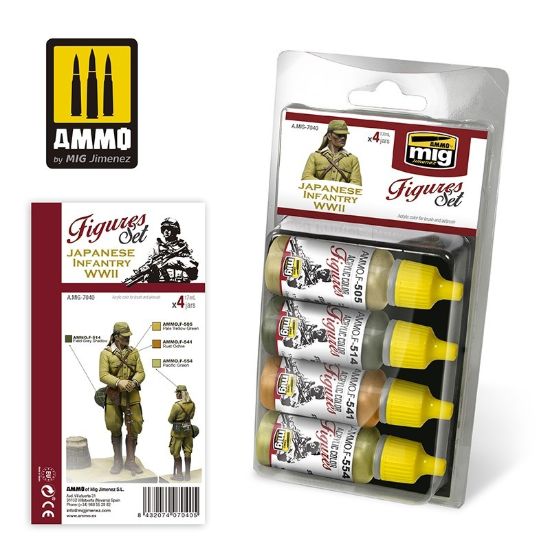 Picture of Japanese Infantry WWII Figures Set – AMMO A.MIG-7040