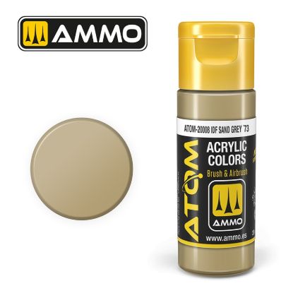 Picture of Color IDF Sand Grey ‘73 Acrylic Lacquer Paint – AMMO ATOM-20008