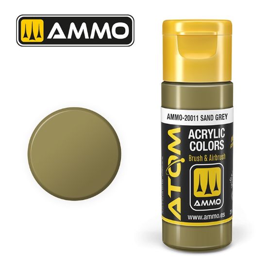 Picture of Color Sand Grey Acrylic Lacquer Paint – AMMO ATOM-20011