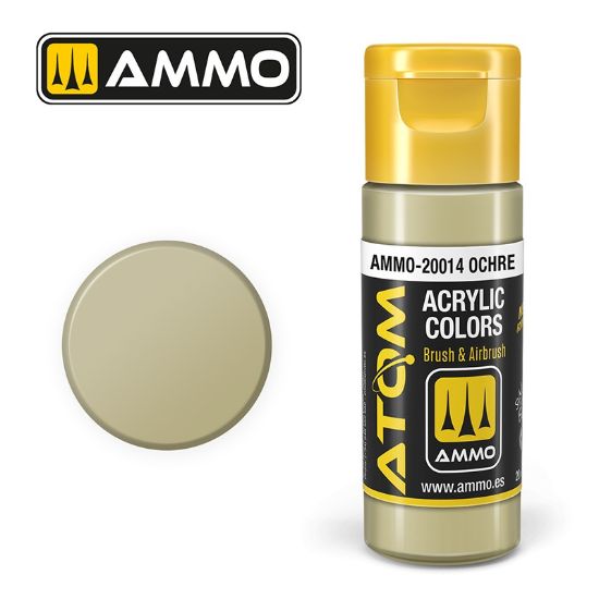 Picture of Color Ochre Acrylic Lacquer Paint – AMMO ATOM-20014